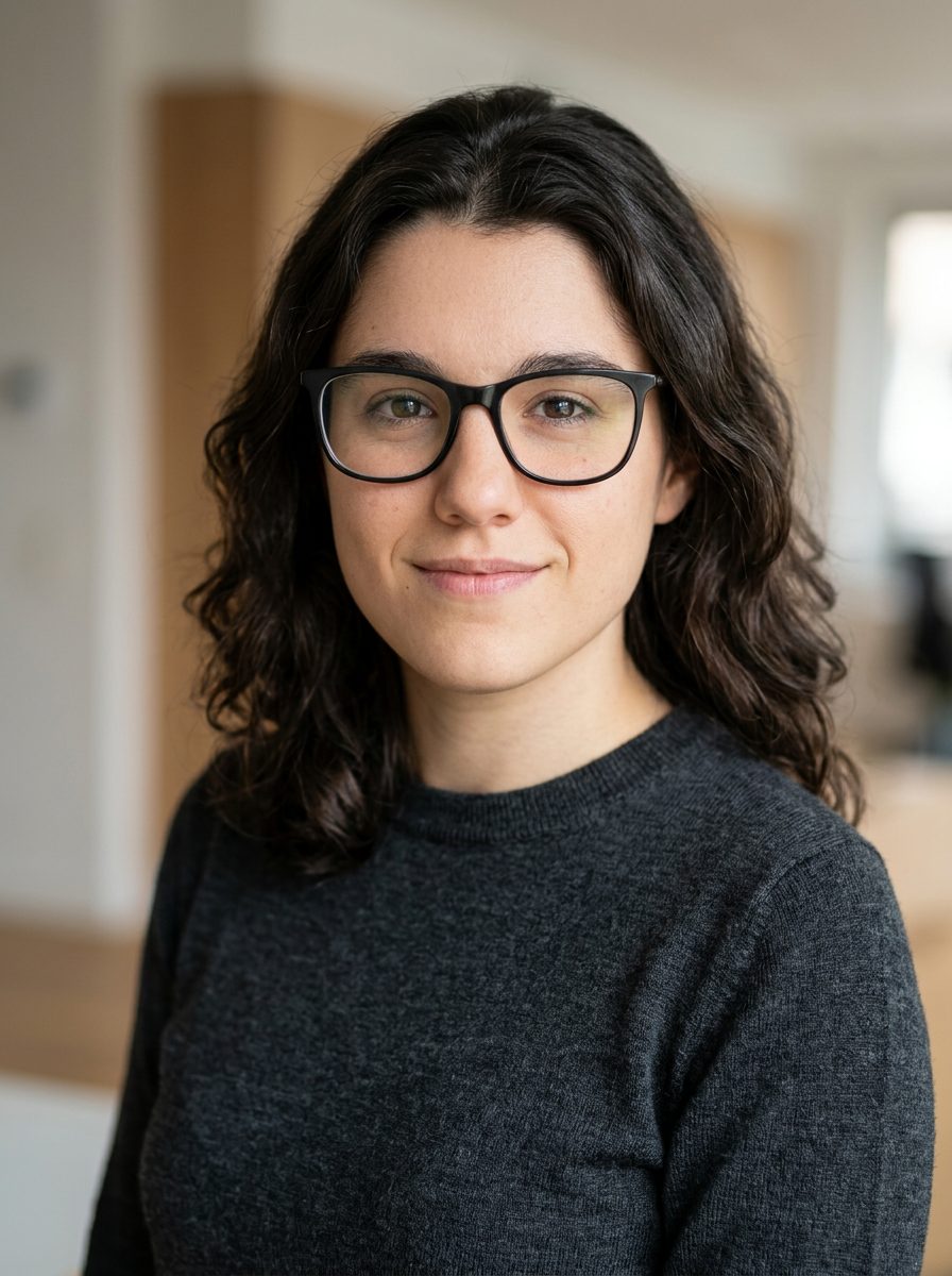 Retrato de Abril Pérez Sanders, diseñadora de interiores